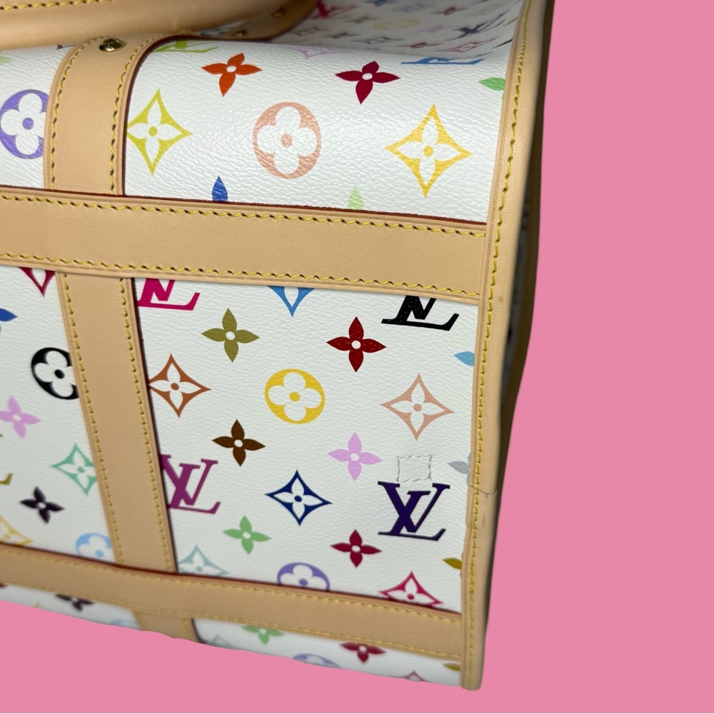 Louis Vuitton White Multicolor Sac Chien - Picture 11 of 13